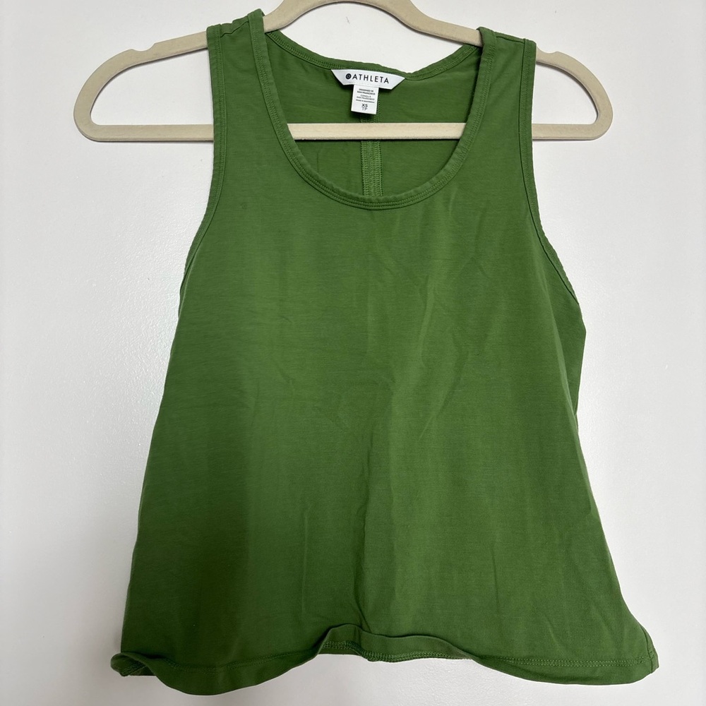 Athleta Vibrant Green Tank Top